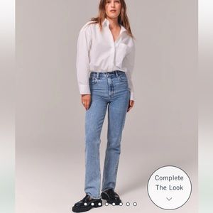 Abercrombie | Ultra High Rise 90s Straight Jean